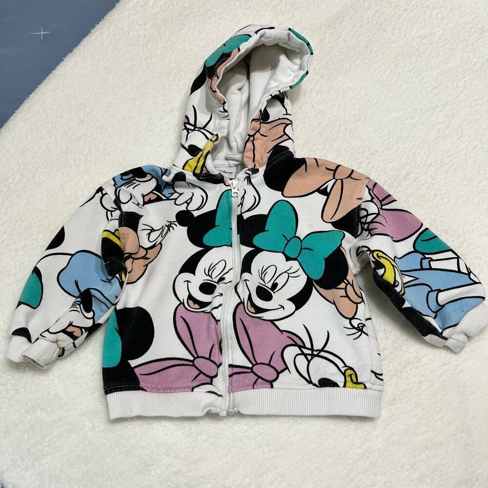 Zara Disney Mini Mouse Hooded Jacket Size 12-18‎ Months